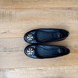 Tory burch leather flats